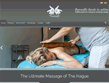 Tablet Screenshot of aha-massage.nl